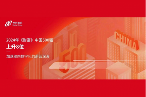 上升8位，公海jcjc710数码连续八年跻身财富中国500强